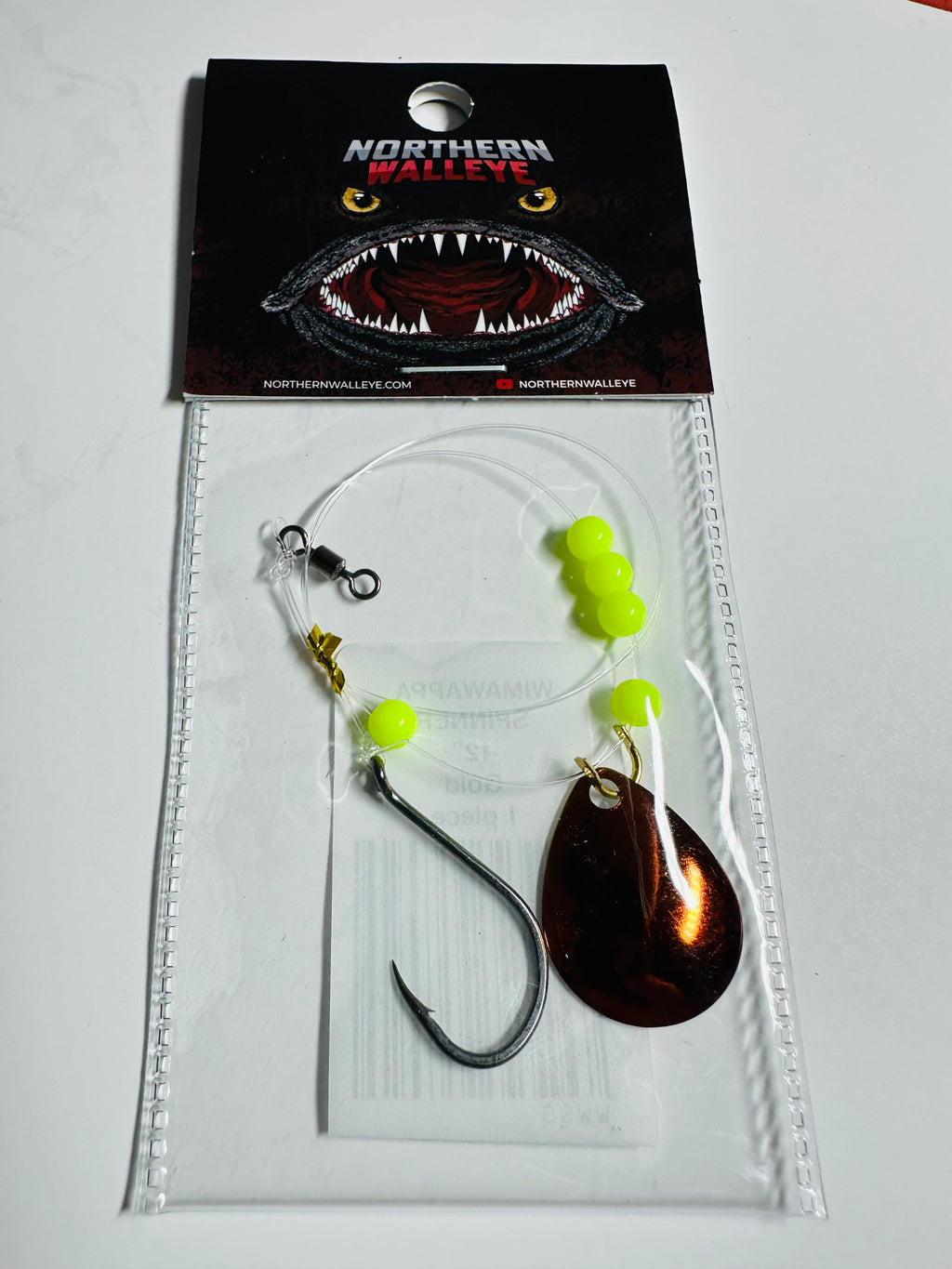 Wimawappa Spinners 12" with 20 lb mono line