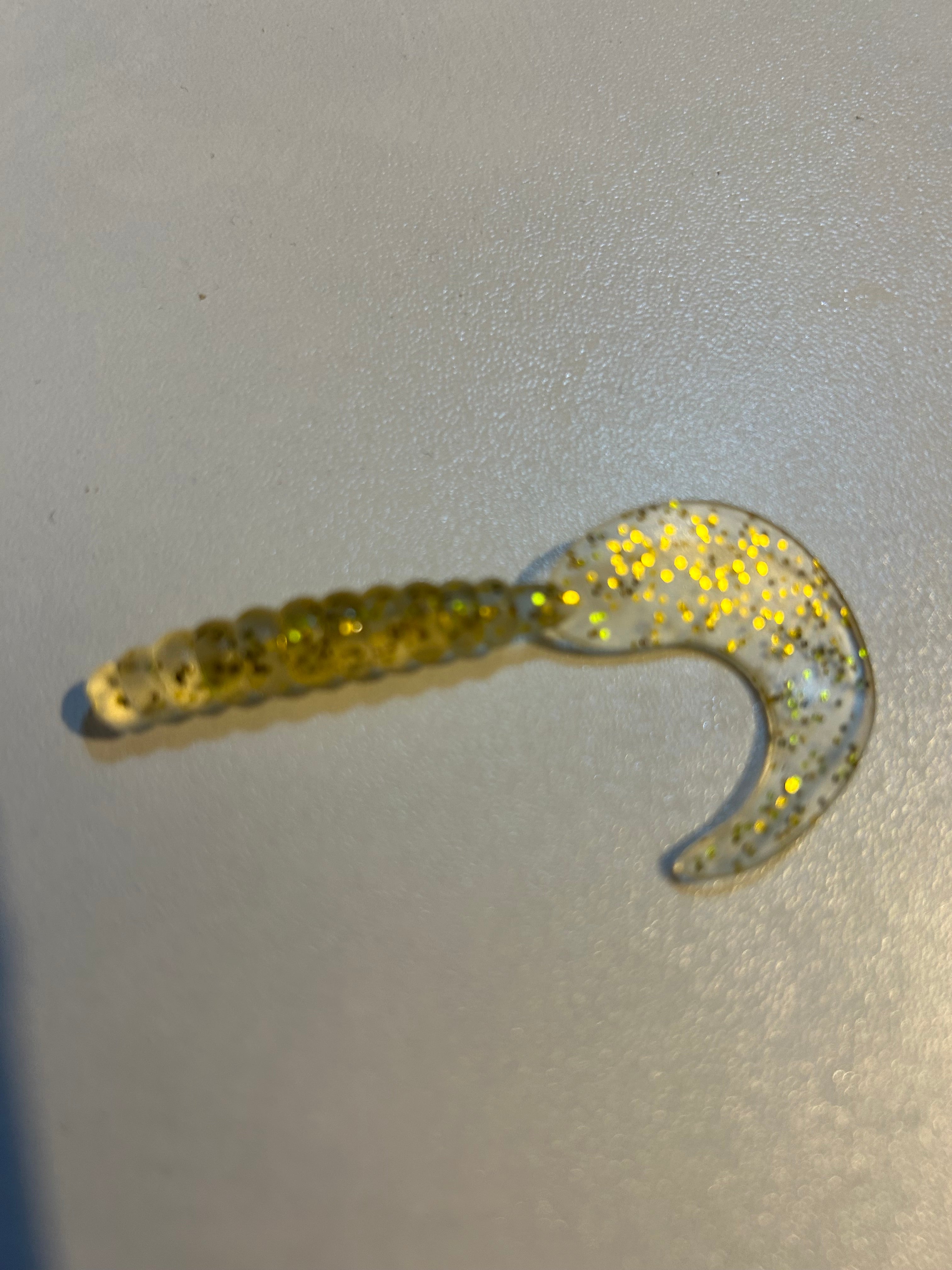 3" Curly tail soft baits 15 pcs