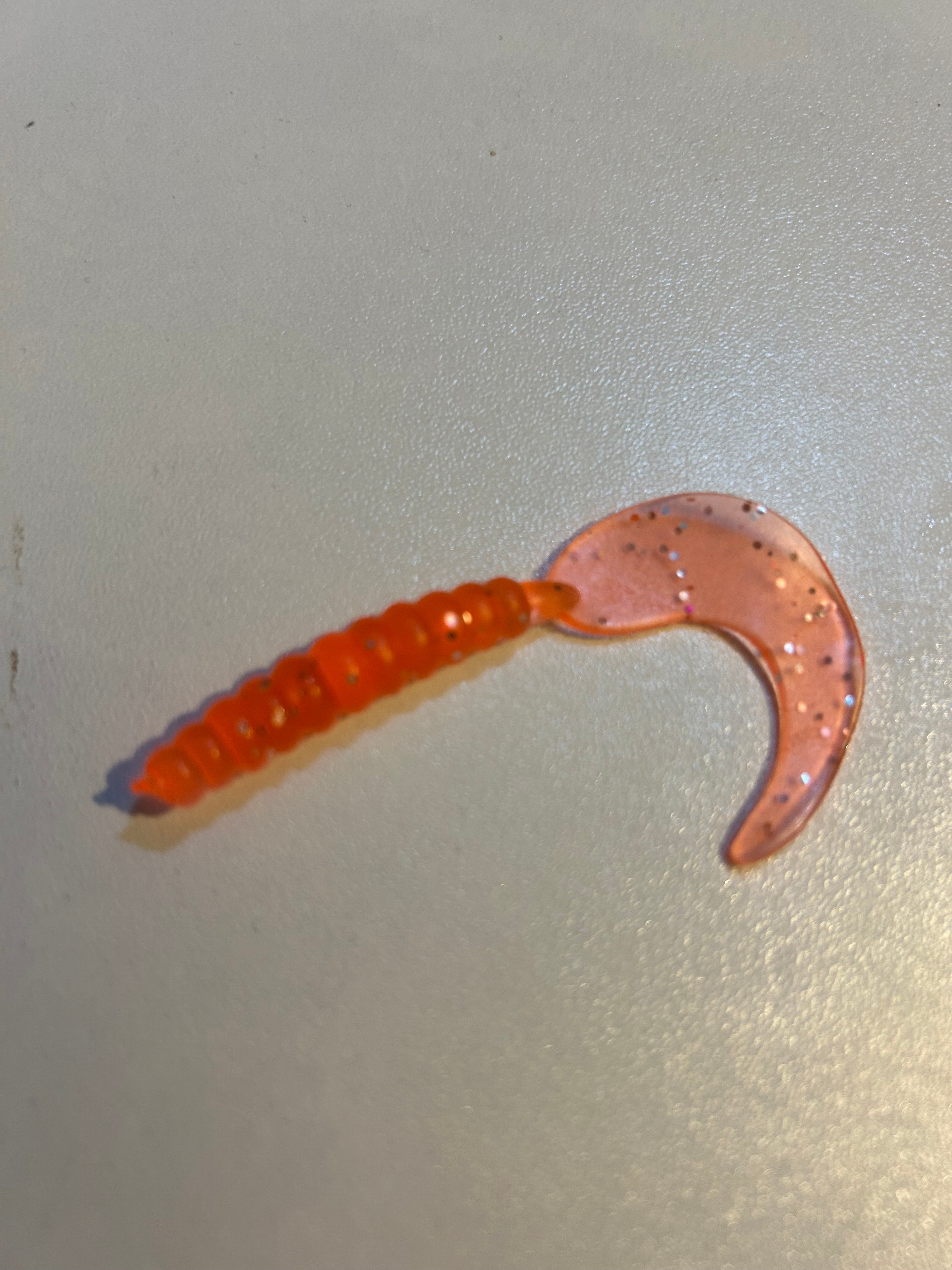 3" Curly tail soft baits 15 pcs
