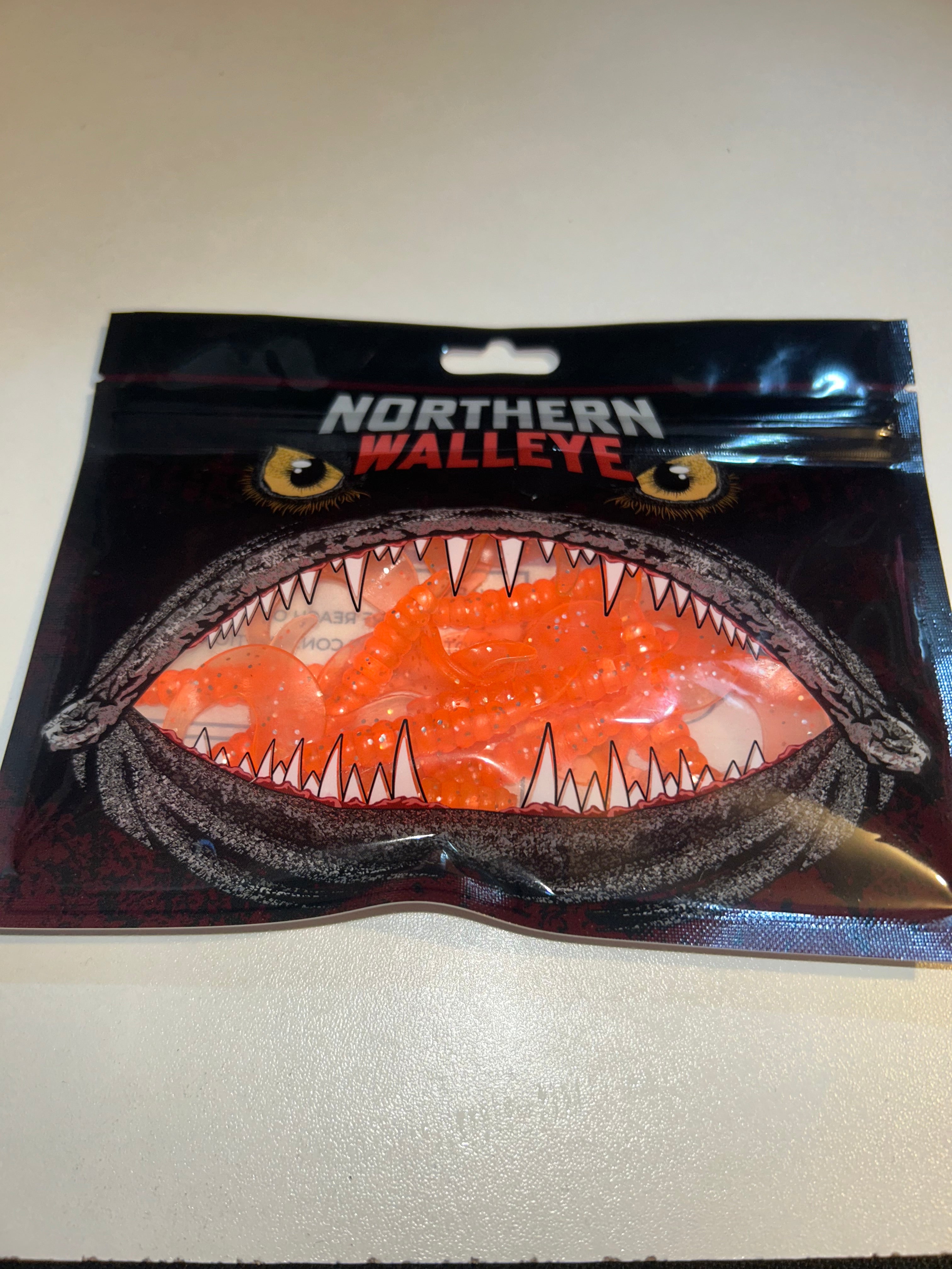 3" Curly tail soft baits 15 pcs