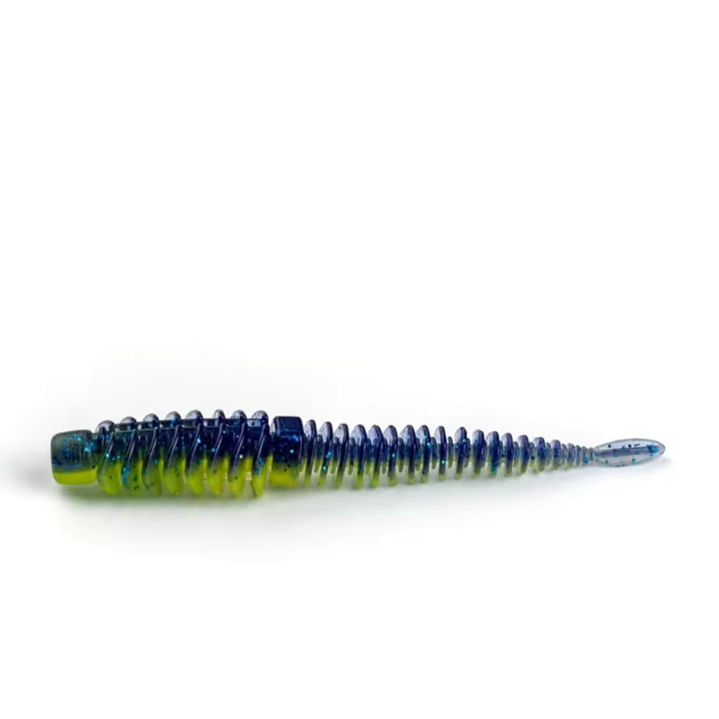 10 pcs pin tail soft bait 3"