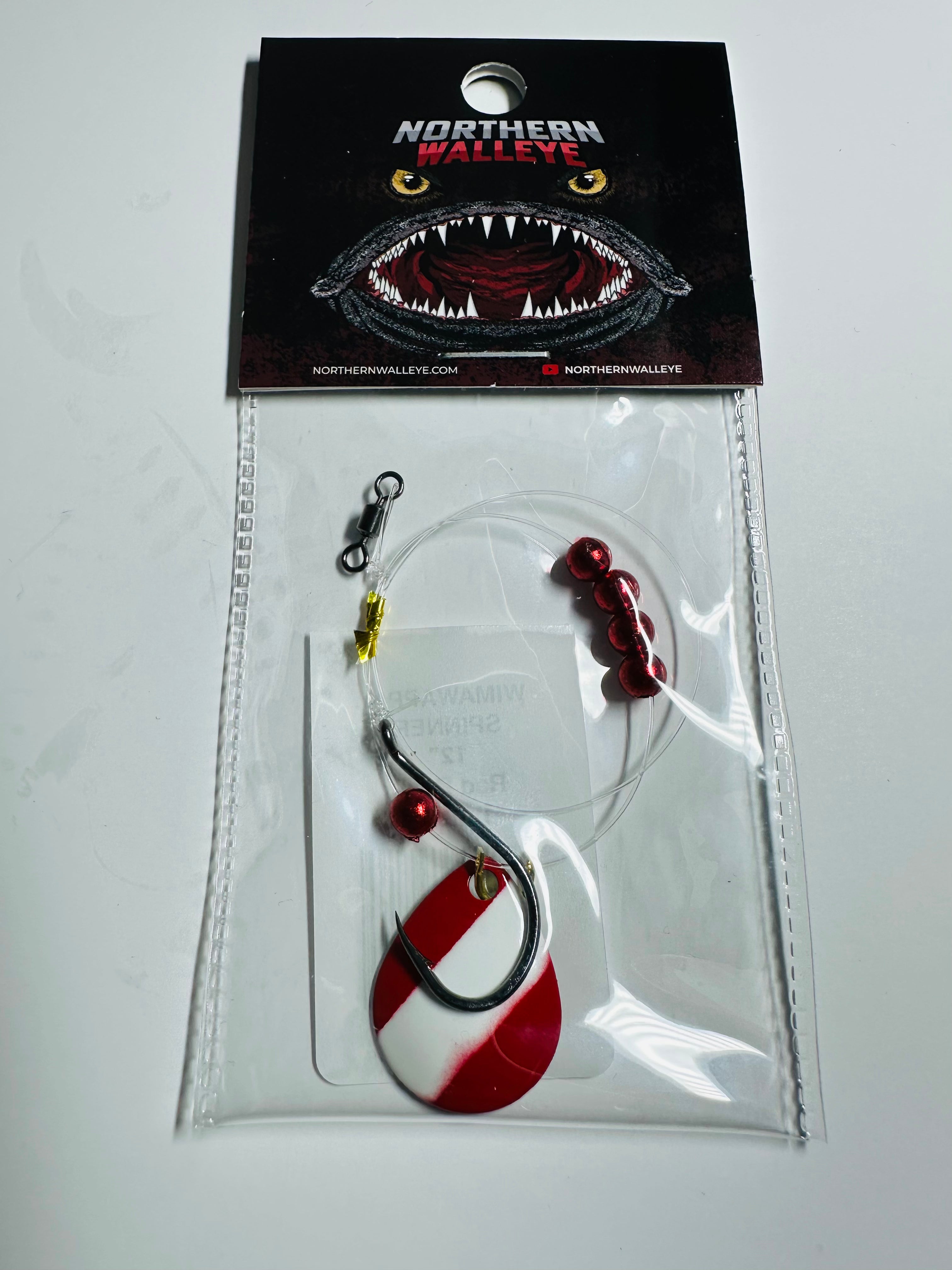 Wimawappa Spinners 12" with 20 lb mono line