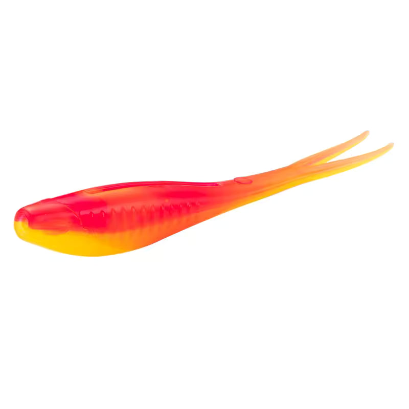 6 pcs Split tail soft bait 3"