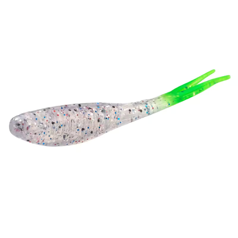 6 pcs Split tail soft bait 3"