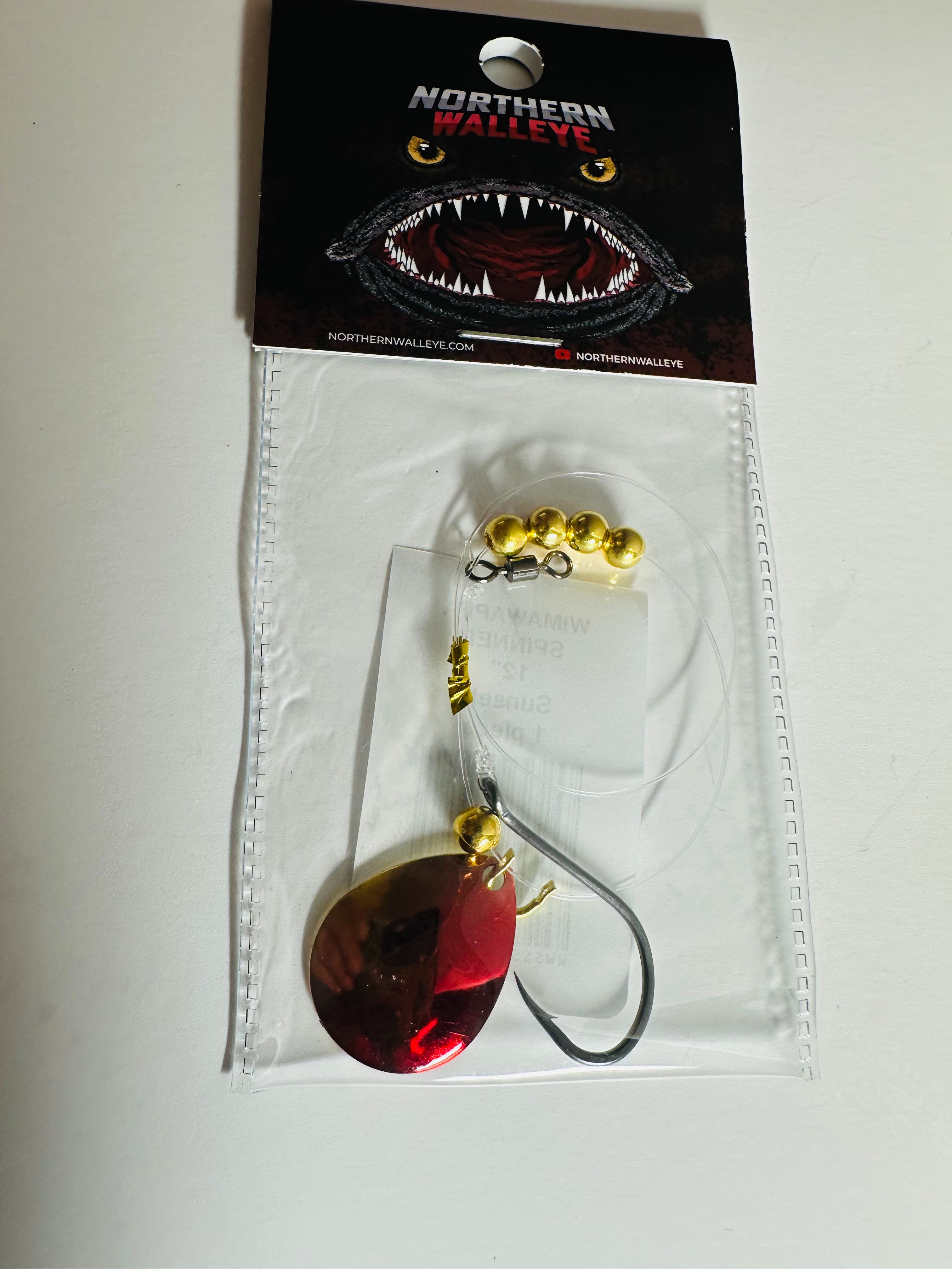 Wimawappa Spinners 12" with 20 lb mono line