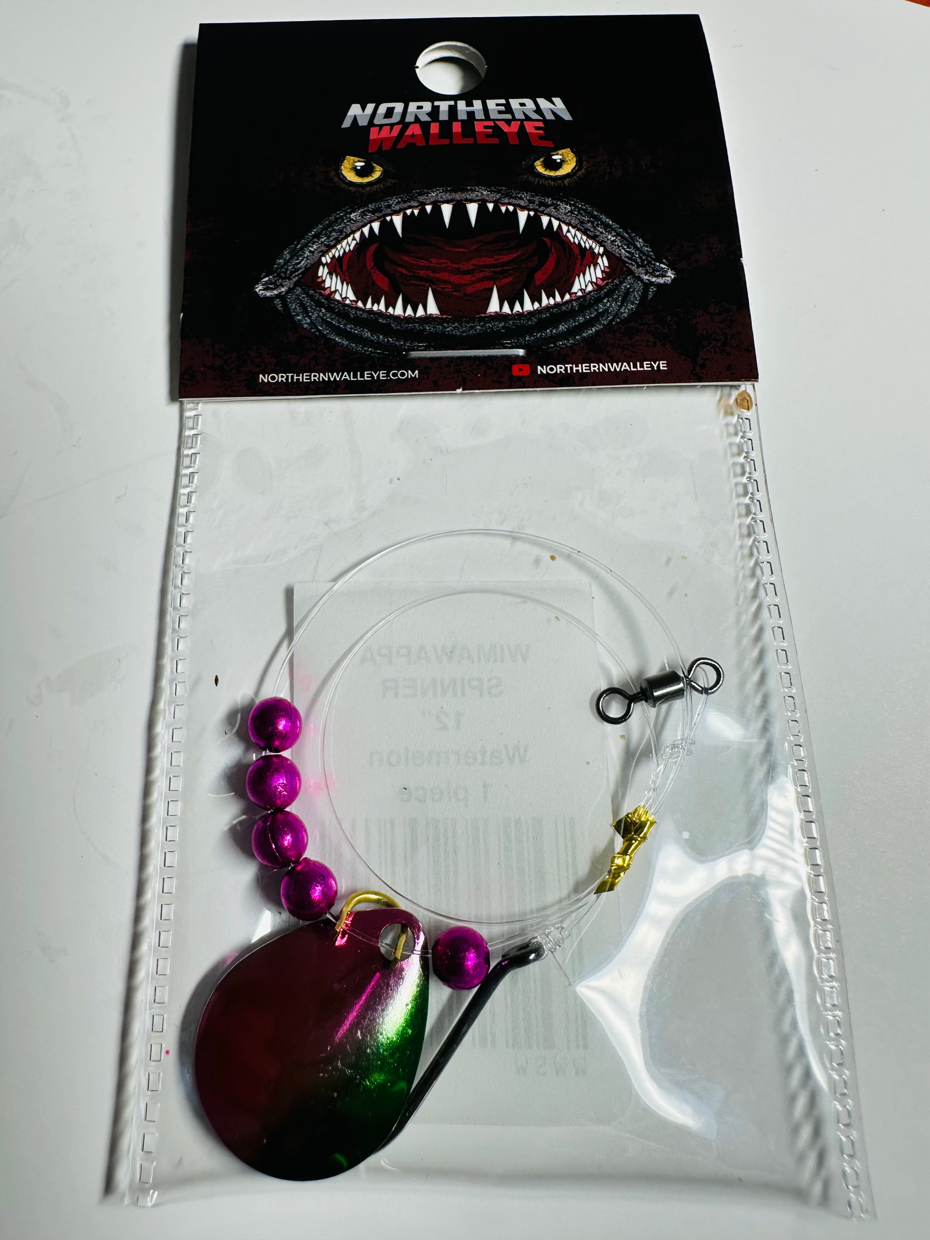 Wimawappa Spinners 12" with 20 lb mono line