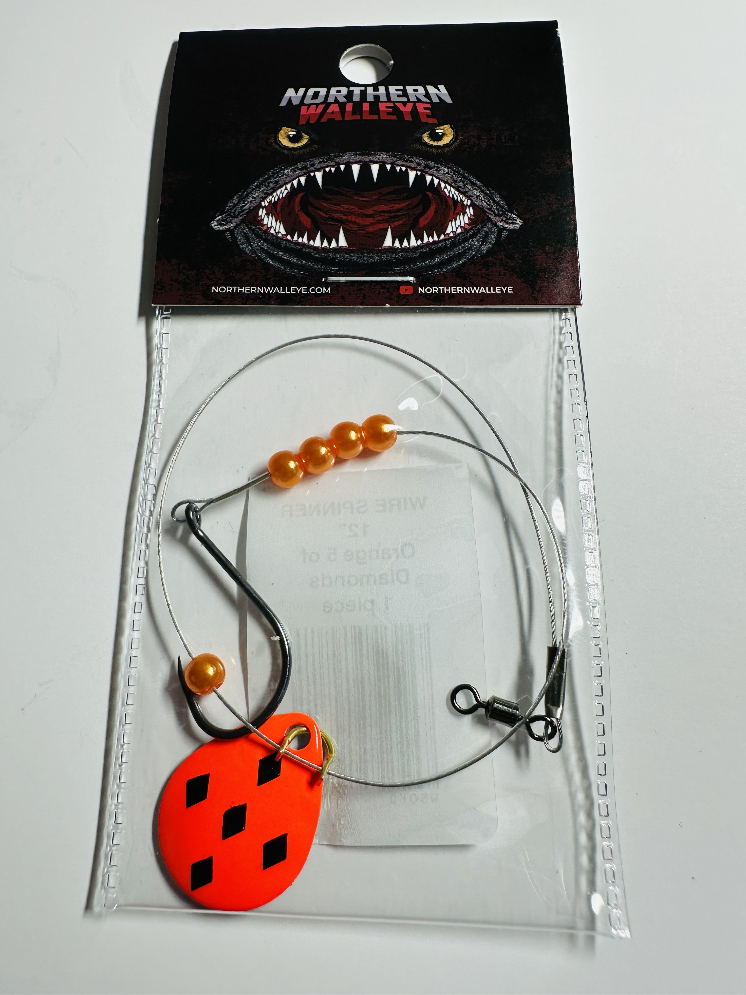 Wimawappa Spinners 12" with 20 lb stainless wire (pike proof)
