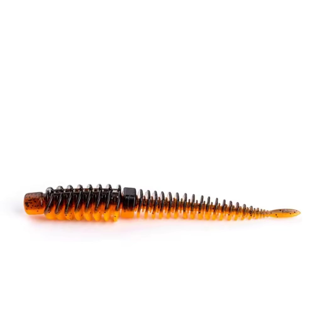 10 pcs pin tail soft bait 3"