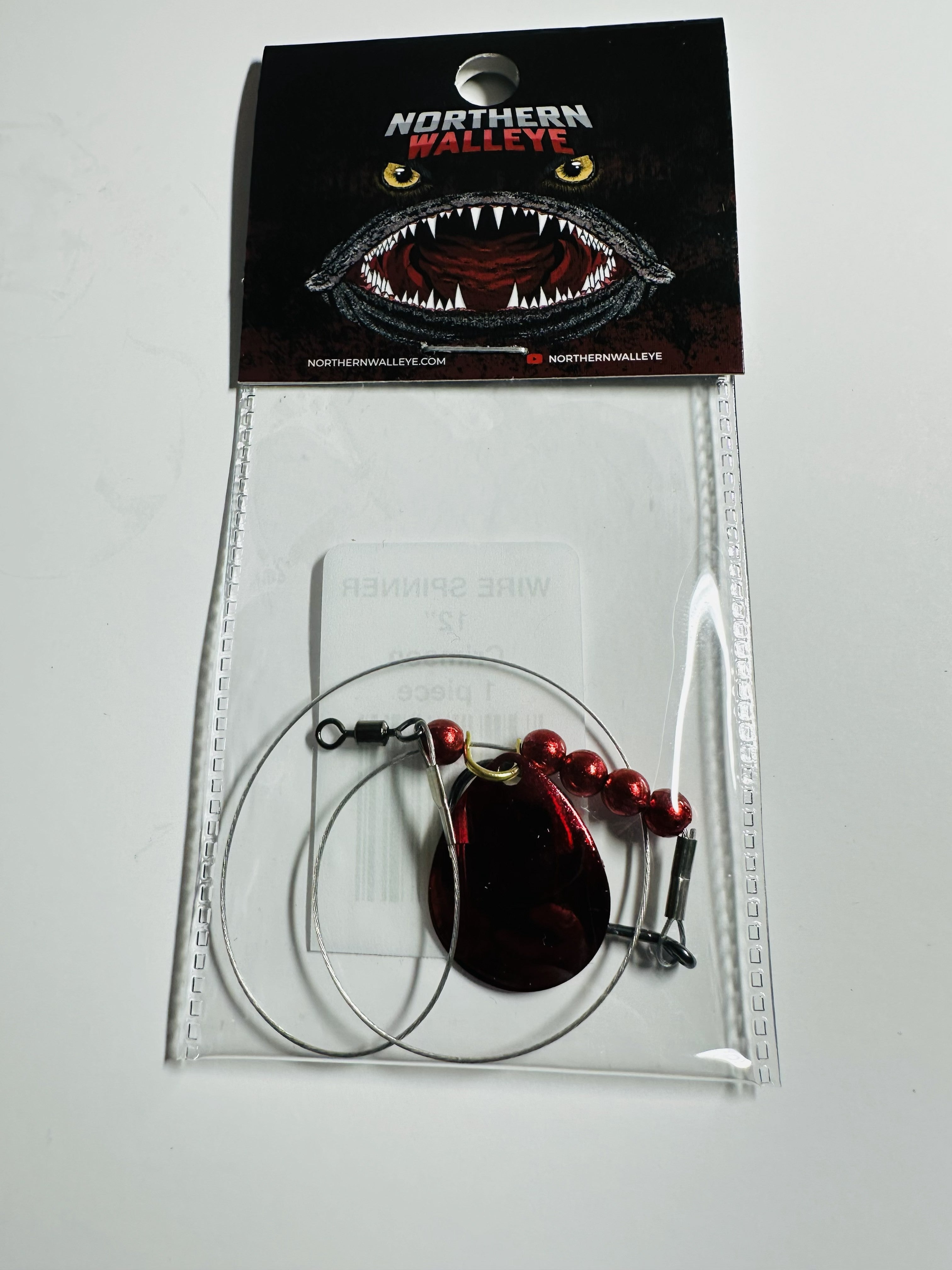 Wimawappa Spinners 12" with 20 lb stainless wire (pike proof)