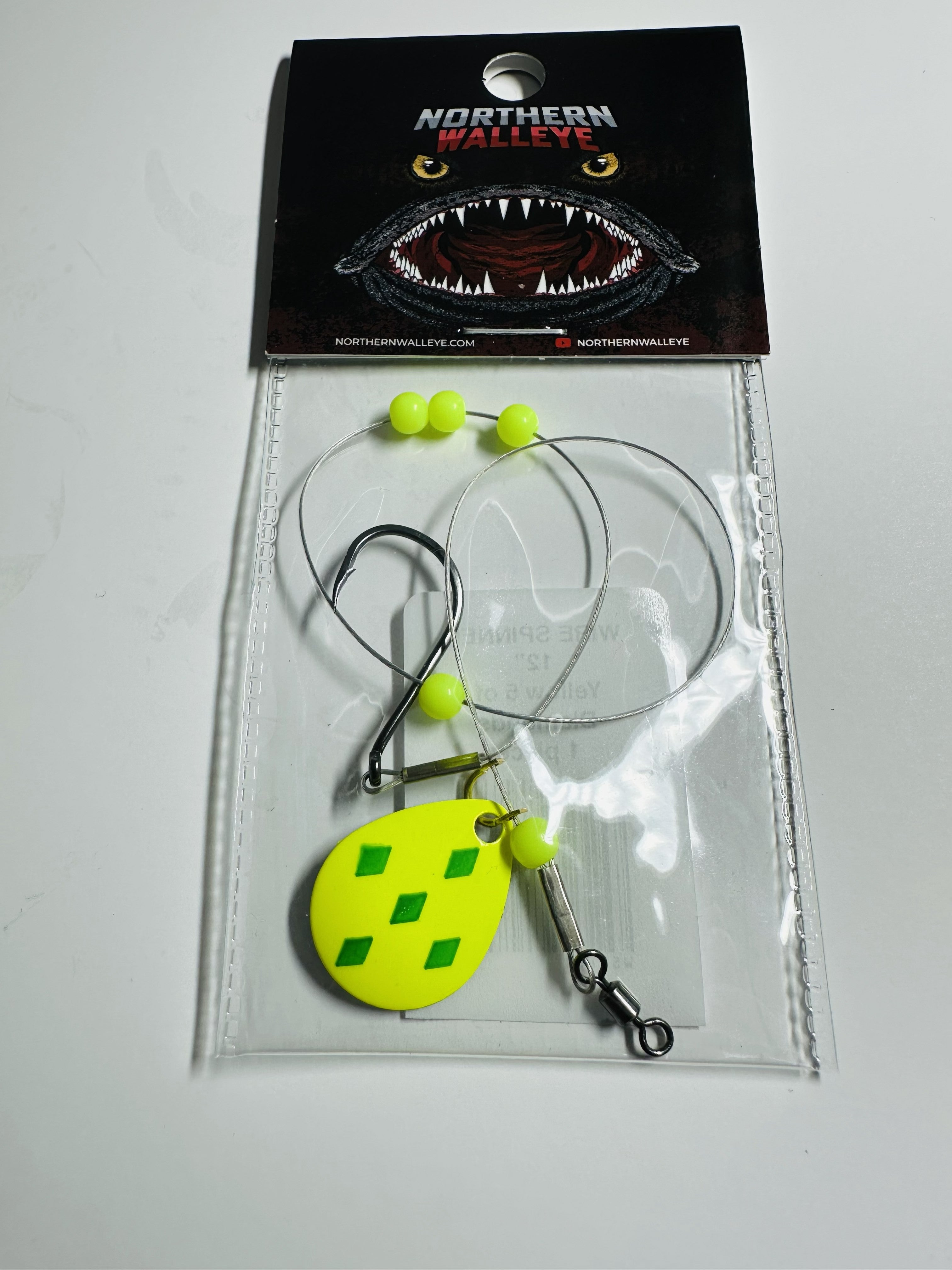 Wimawappa Spinners 12" with 20 lb stainless wire (pike proof)